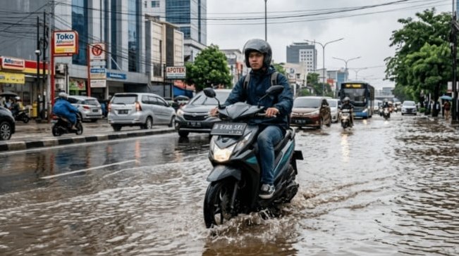 Apakah Motor Listrik Bisa Terkena Banjir Dan Konslet Ini Penjelasan Lengkapnya