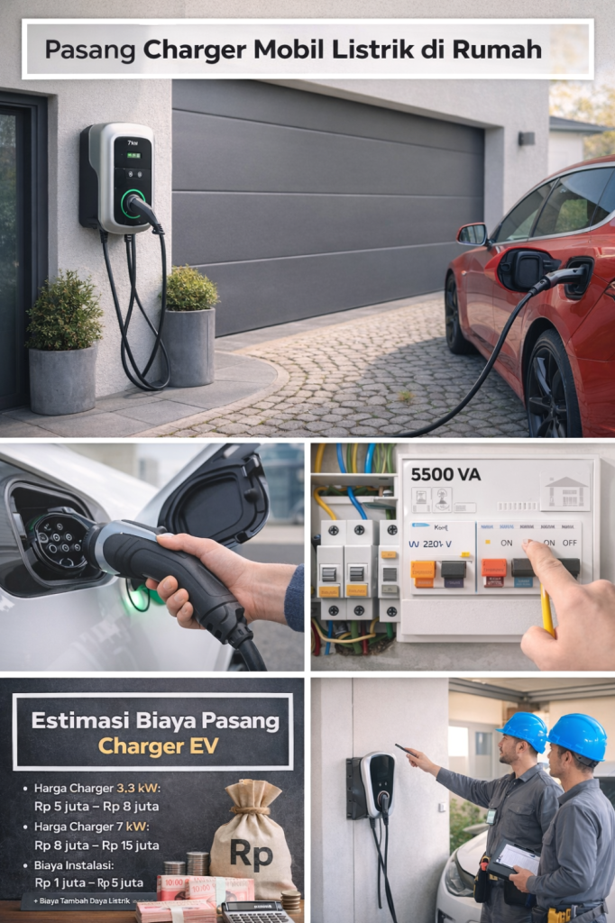 Panduan Lengkap Cara Setting Home Charger Mobil Listrik Di Garasi Rumah